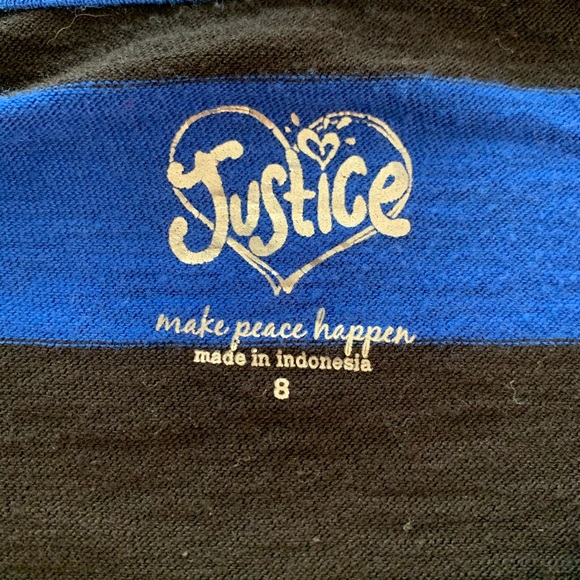 Girls Justice 3/4 length sleeve shirt - Picture 4 of 5